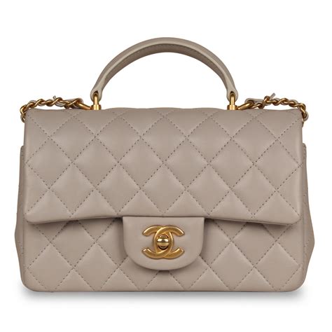 chanel mini flap classic|chanel mini flap bag with top handle.